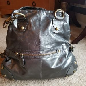 Leather handbag